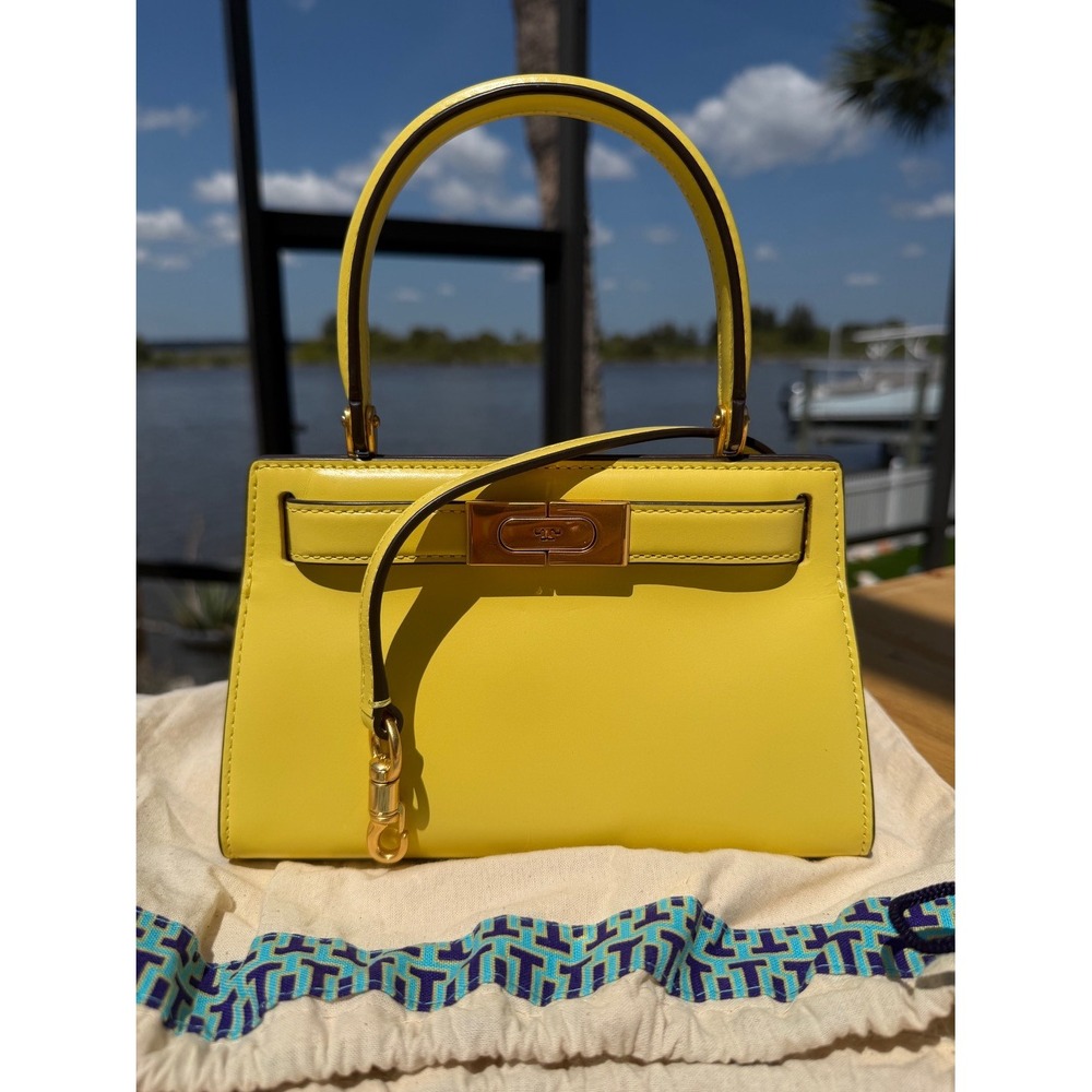 Tory Burch Lee Radziwill Petite Bag in Lemon Drop